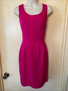 Massimo Fuchsia Sleeveless Midi Dress